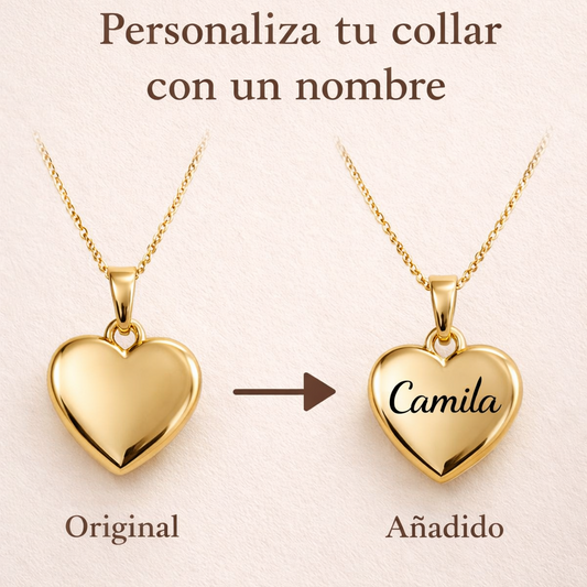 COLLAR AMOR ETERNO PERSONALIZADO